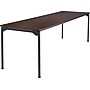Iceberg Maxx Legroom Rectangular Folding Table, 96"W x 30"D, Walnut (65834)~#|#~s0831294_sc7