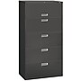 HON® Brigade 600 Series Lateral File Cabinet, A4/Legal/Letter, 5-Drawer, Charcoal, 19 1/4"D (685LS)~#|#~s0835953_sc7