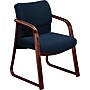 HON 2900 Series Guest/Side Chair, Fabric, Blue/Mahogany Finish, Seat: 20"W x 19"D, Back: 19 1/2"W x 15 1/4"H~#|#~s0836315_sc7