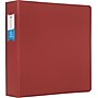 Staples® 2" Non-View Binders, D-Ring, Red (26420-CC)~#|#~s0839606_sc7