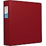 Staples® 2" Non-View Binders, D-Ring, Red (26420-CC)~#|#~s0843166_sc7