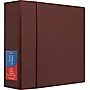 Staples Heavy Duty 4" 3-Ring Non-View Binder, D-Ring, Maroon (56305-CC/26311)~#|#~s0851709_sc7