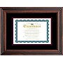 Victory Light 11" x 14" Document Frame, Rosewood/Black (VS4501B.114)~#|#~s0857665_sc7