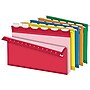 Pendaflex Ready-Tab Reinforced Recycled Hanging File Folder, 2" Expansion, 5-Tab Tab, Legal Size, Assorted Colors, 20/Box~#|#~s0867485_sc7