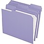 Pendaflex Two-Tone Recycled File Folder, 1/3-Cut Tab, Letter Size, Lavender, 100/Box (R152 1/3 LAV)~#|#~s0867885_sc7