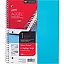 Staples Accel Durable Poly Cover Notebook, 8-1/2" x 11", Teal, 12/Pack~#|#~s0897537_sc7