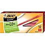 BIC® Round Stic® Xtra Life Ballpoint Pens, Medium Point, Red, 432/Carton (GSM11REDCT)~#|#~s0903746_sc7