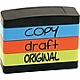 Stack Stamp Set, "Copy", "Draft", "Original", Assorted Fluorescent Ink  (8801)~#|#~s0924535_sc7
