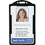 Advantus Vertical ID Card Holders, 2 1/8" x 3 3/8", Black, 25/Pack (75657)~#|#~s0924682_sc7