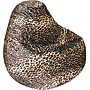Elite Animal Print Bean Bag, Fabric, Leopard, 26"H x 34"W x 32"D~#|#~s0929419_sc7