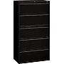 HON® Brigade? 800 19 1/4"D 5 Drawer Lateral File, Black~#|#~m006245114_sc7