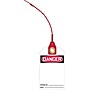 Accuform Loop 'n Lock Tie Tags, DANGER (BLANK), RP-Plastic, 10/Pack (TAK615)~#|#~s0952537_sc7
