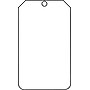 ACCUFORM SIGNS® Solid Color Blank Tag, White, 5¾" x 3¼", RP-Plastic, 25/Pk~#|#~s0952707_sc7