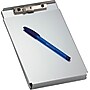 OIC Aluminum Top Loading Form Holder w/Storage, Silver, 5 2/3" x 9 1/2"~#|#~s0961965_sc7