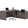 Bestar Pro-Linea 71"W L-Desk, Bark Grey (120863-47)~#|#~s0968776_sc7