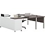 Bestar Pro-Linea U-Desk, White/Bark Grey (120881-47)~#|#~s0970310_sc7