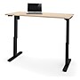 Bestar Universel 60"W Electric Height Adjustable Desk, Northern Maple (65867-38)~#|#~s0971996_sc7