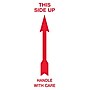 Tape Logic Up - Handle With Care Shipping Label, 2 1/2" x 7", 500/Roll~#|#~s0979705_sc7