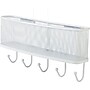 Staples® 1-Compartment Wire Mesh Mail and Key Rack, White (29487)~#|#~s1009689_sc7