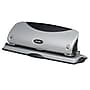 Swingline EasyView Desktop 3-Hole Punch, 12 Sheet Capacity, Silver/Black (A7074063)~#|#~sp69765114_sc7