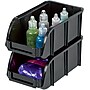Staples® Stacking Bin, Black, 3"H x 4 1/8"W x 7 1/8"D (110065)~#|#~s1014778_sc7