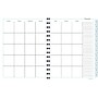 Kahootie Co Undated Monthly Calendar, 9" x 11.5", Teal and White (ITKCTW)~#|#~s1015570_sc7