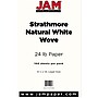 JAM Paper® Legal Strathmore 24lb Paper, 8.5 x 14, Natural White Wove, 100 Sheets/Pack (2203719139)~#|#~s1017178_sc7