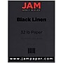 JAM Paper 30% Recycled Matte 8.5" x 11" Color Copy Paper, 32 lbs., Black Linen, 50 Sheets/Pack (11130)~#|#~s1017446_sc7