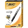 BIC Velocity Retractable Ballpoint Pens, Medium, Black Ink, 36/Pack (BICVLG361BK)~#|#~s1021788_sc7