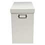 Office by Martha Stewart Stack+Fit File Box with Lid, White (29586)~#|#~s1023716_sc7