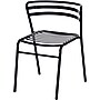 Safco CoGo Steel Outdoor/Indoor Stacking Chair, Black, 2/Carton (4360BL)~#|#~s1030172_sc7