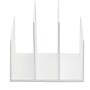 Poppin Fin 3 Compartment Plastic File Organizer, White (102742)~#|#~s1031636_sc7