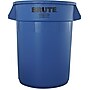 Rubbermaid Round Brute Trash Can Receptacle, Blue, 32 gal./121.12 liters~#|#~s1048102_sc7