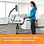 Easy Adjust Standard Keyboard Tray, 25-1/2w x 12d, Black~#|#~s1051023_sc7