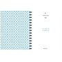 Kahootie Co Undated Monthly Calendar, 9" x 11.5", Teal and White (ITKCTW)~#|#~s1054597_sc7