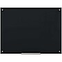U Brands Black Glass Dry Erase Board, Frameless, 47" x 35" (171U00-01)~#|#~s1056809_sc7