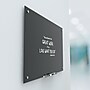 U Brands Black Glass Dry Erase Board, Frameless, 47" x 35" (171U00-01)~#|#~s1056810_sc7