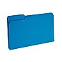 Staples Reinforced File Folder, 3 Tab, Legal Size, Blue, 100/Box (510099)~#|#~s1062348_sc7