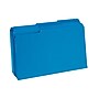 Staples Reinforced File Folder, 3 Tab, Legal Size, Blue, 100/Box (510099)~#|#~s1062349_sc7