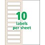Easy Align™ Self Laminating ID Labels, 00757, 3 1/2" x 1 1/32", Pack of 250~#|#~s1063547_sc7
