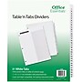 Office Essentials® Table 'N Tabs Dividers, 1-31 Tab, White, 8 1/2" x 11", 1/St~#|#~s1067880_sc7