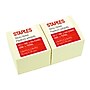 Staples® Sticky Notes, 3" x 3", Yellow, 100 Sheets/Pad, 12 Pads/Pack (STP11556CT)~#|#~s1073456_sc7