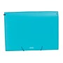 Staples® Plastic Expandable Reinforced 13 Pocket File, Letter Size, Teal~#|#~s1075480_sc7