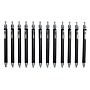 Staples® Quick Dry Gel Pens Medium 0.7mm Black 12pk [51070]~#|#~s1077437_sc7