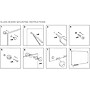 U Brands Glass Dry Erase Board, 70" x 35", Black Surface, Frameless (172U00-01)~#|#~s1077552_sc7