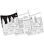 Barker Creek Color Me! Cityscapes Library Pockets, 5.125" x 3.5", 60/Pack (BC1244)~#|#~s1077835_sc7