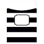Barker Creek Buffalo Plaid & Wide Stripes Peel & Stick Library Pockets, 5.125" x 3.5", 30/Pack (BC1246)~#|#~s1077840_sc7