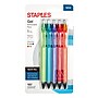 Staples® Quick Dry Gel Pens, Medium 0.7mm, Assorted Colors, 5/Pack (51066])~#|#~s1080534_sc7