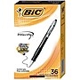 BIC Velocity Retractable Ballpoint Pens, Medium, Black Ink, 36/Pack (BICVLG361BK)~#|#~s1080760_sc7