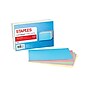 Staples® 4" x 6"  Heavyweight Assorted Pastel Index Cards, 100/Pack (50999)~#|#~s1084672_sc7